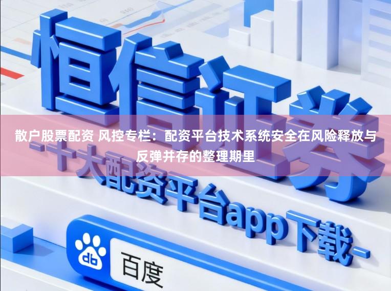 散戶股票配資 風控專欄：配資平臺技術系統安全在風險釋放與反彈并存的整理期里